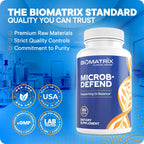 BioMatrix Microb-Defend: Disruptor de Biopelículas con Aceite de Orégano, Tomillo y Clavo (90 Cápsulas)
