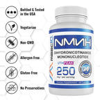 MAAC10 NMNH (Dihidronicotinamida Mononucleótido) 250 mg por Dosis | 60 Cápsulas | Uthpeak™
