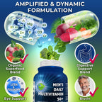 Men's Daily Multivitamin 50 Plus - Multivitamínico Vegano para Hombres 50+