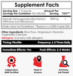 Nootropics Depot KSM-66 Ashwagandha – 300 mg, 90 Cápsulas
