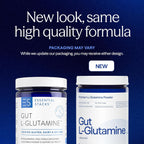 Essential Stacks Gut L-Glutamine Powder - Polvo de L-Glutamina Pura para la Salud Intestinal (60 Dosis, Sin Sabor)