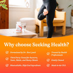 Seeking Health B Complex MF – Complejo de Vitaminas B con Folato, Niacina y Ácido Folínico – 100 Cápsulas