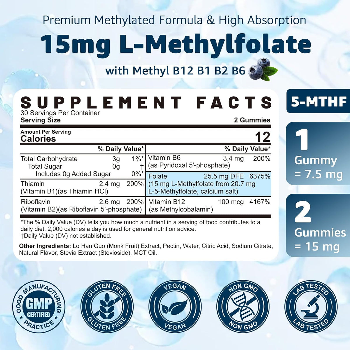 Nextdia L-Metilfolato 15mg y Metil B12 – El folato contribuye a la formación normal de las células sanguíneas. – Image 2
