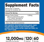 Nutricost Extracto de Semilla de Mimosa Pudica - 120 Cápsulas (60 Dosis)
