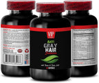 Rejuvenation Beauty Solución para Cabello Gris con Biotina y Ácido Fólico - 60 Cápsulas