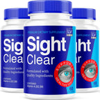 Sight Clear 20/20 Suplemento de Apoyo para la Visión - 3 Meses de Suministro - Paquete de 3