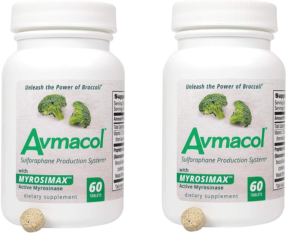 AVMACOL® (120) 2 Bottle Value Sulforaphane Supplement with Myrosinase - görsel 1