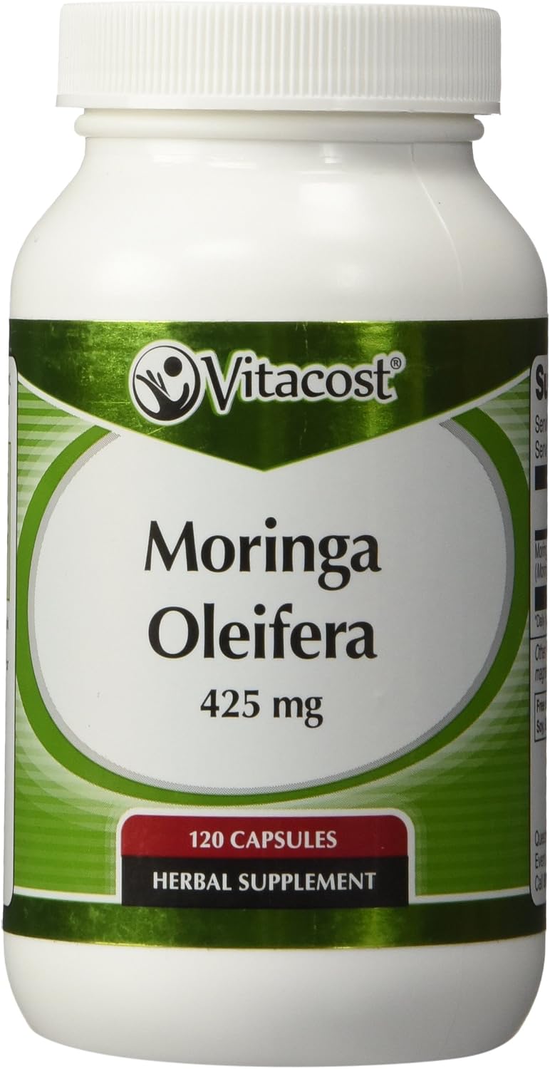 Vitacost Moringa Oleifera - 425 mg - 120 Cápsulas