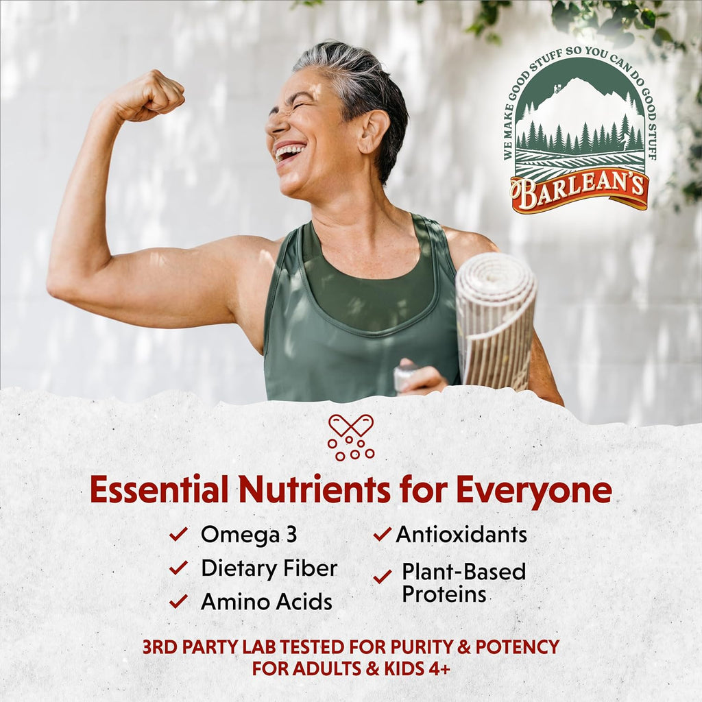 Barlean's Organic Digestive Seed Blend with Chia, Flax, Pumpkin, Quinoa & Coconut, Rich in Omega 3 & Fiber, 340 g