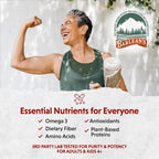Barlean's Organic Digestive Seed Blend with Chia, Flax, Pumpkin, Quinoa & Coconut, Rich in Omega 3 & Fiber, 340 g