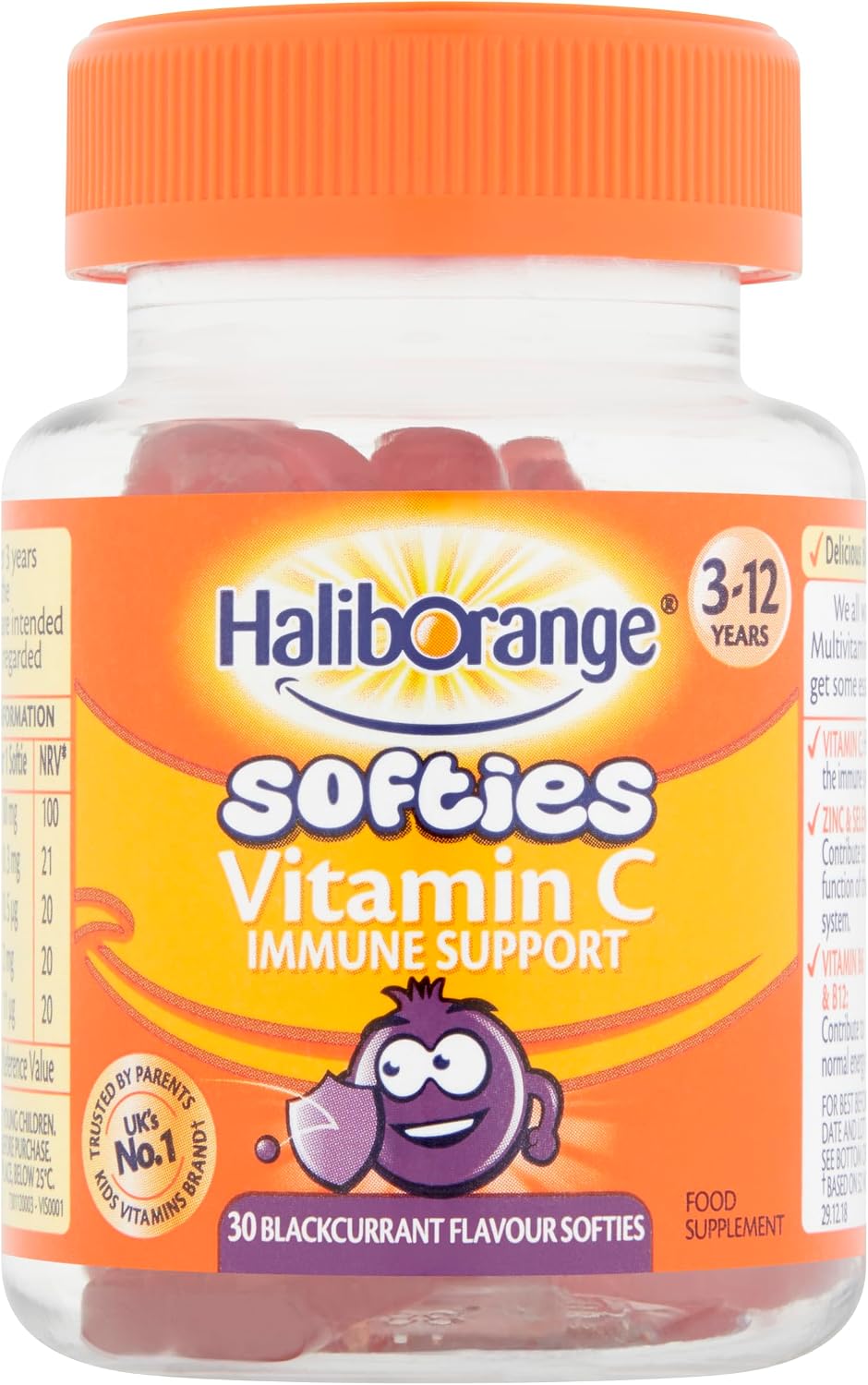 Seven Seas Haliborange Vit C Immune Softies 30