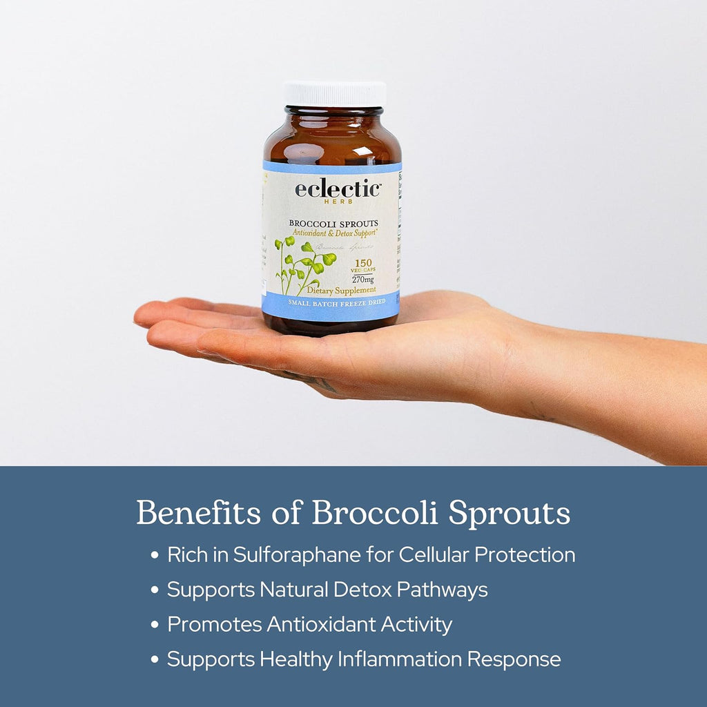 Cápsulas de Brotes de Brócoli Ecológicos - 270 mg (100 cápsulas)