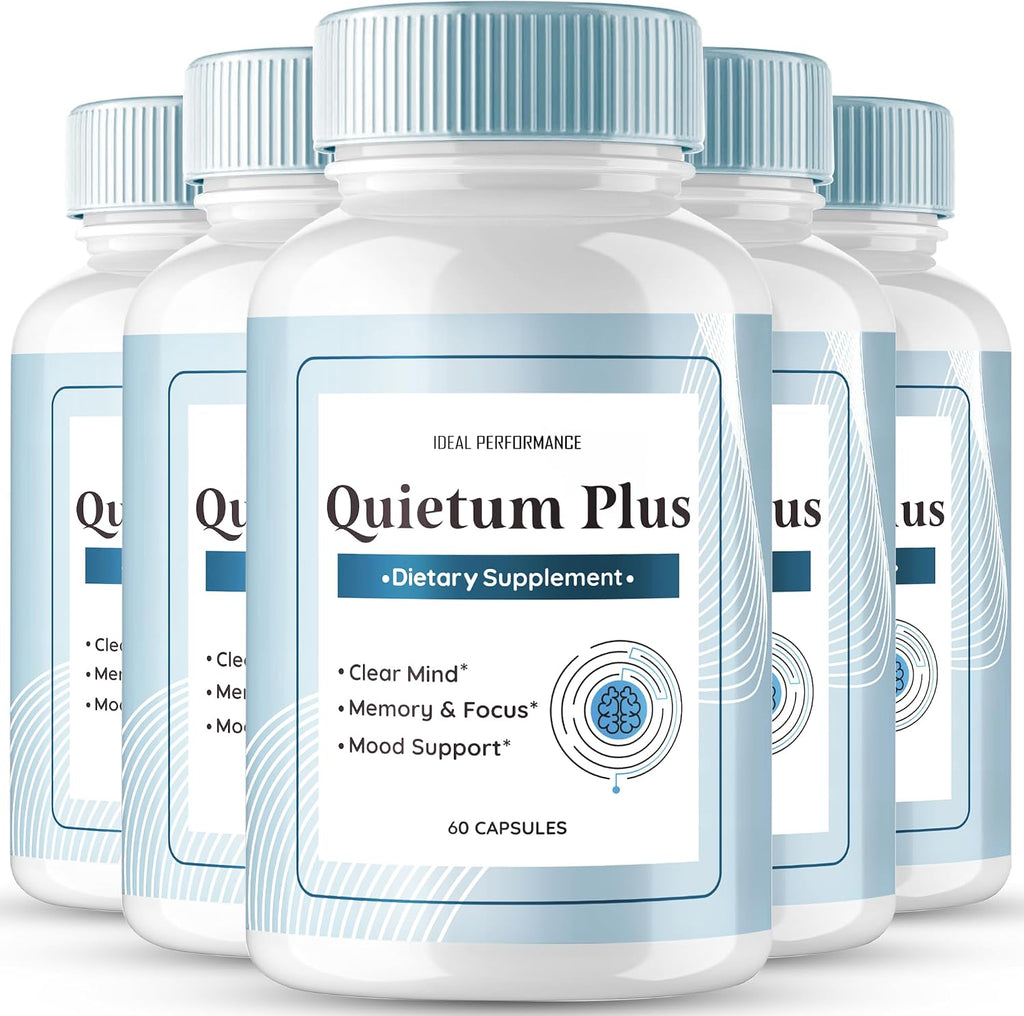 Quietum Plus Complemento Alimenticio para el Cuidado del Oído, Fórmula Avanzada (5 Envases)