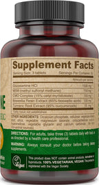DEVA Vegan Glucosamine MSM CMO & Turmeric - 90 Tablets
