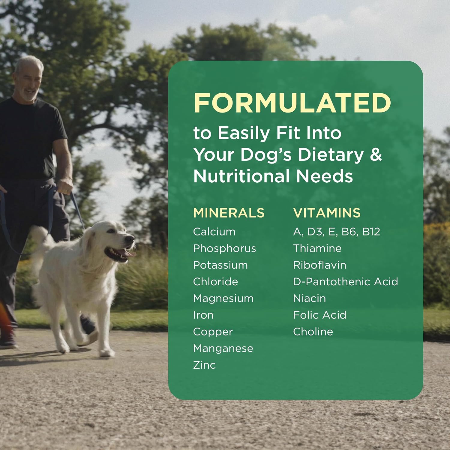 Pet-Tabs Plus Multivitamínico y Mineral para Perros - 60 Comprimidos Masticables