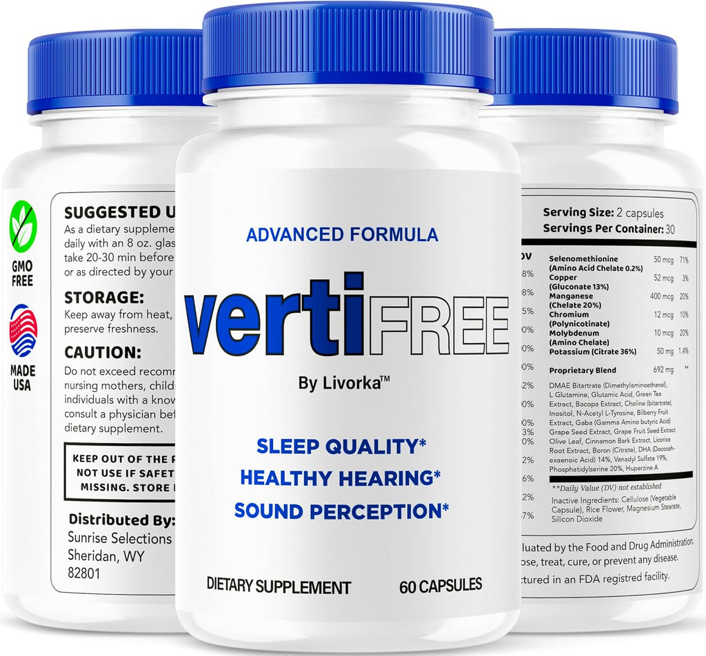 VertiFree Cápsulas - Suplemento Multivitamínico (Pack de 5, 300 Cápsulas)