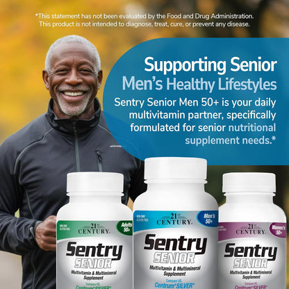 21st Century Sentry Senior Men 50Plus – Vitamina C: favorece el funcionamiento normal del sistema inmunitario. – Image 8