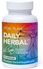 Vital Plan Daily Herbal Supplement - Suplemento Herbario con Reishi, Cúrcuma y Rhodiola
