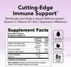 Theralogix Theravir Apoyo Inmunitario - 180 Cápsulas (90 Días) con Vitamina D3, C, Zinc, Quercetina y Melatonina - Certificado NSF