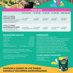 Happy Go Healthy Probióticos para Perros - Salud Digestiva e Inmunidad - Topper de Kibble Natural - 60 Comprimidos