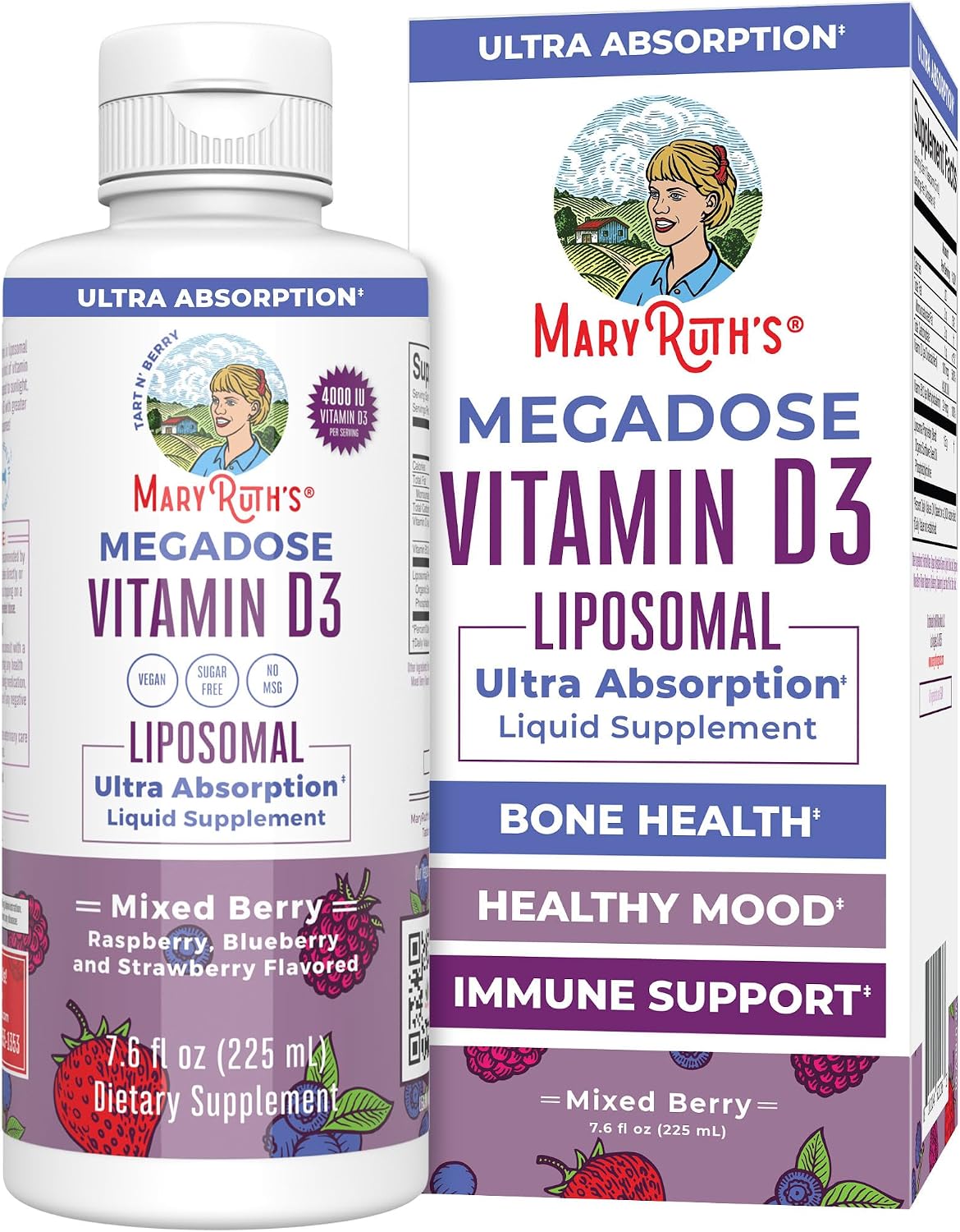 Megadose Vitamina D3 Liposomal 4000 UI - MaryRuth's