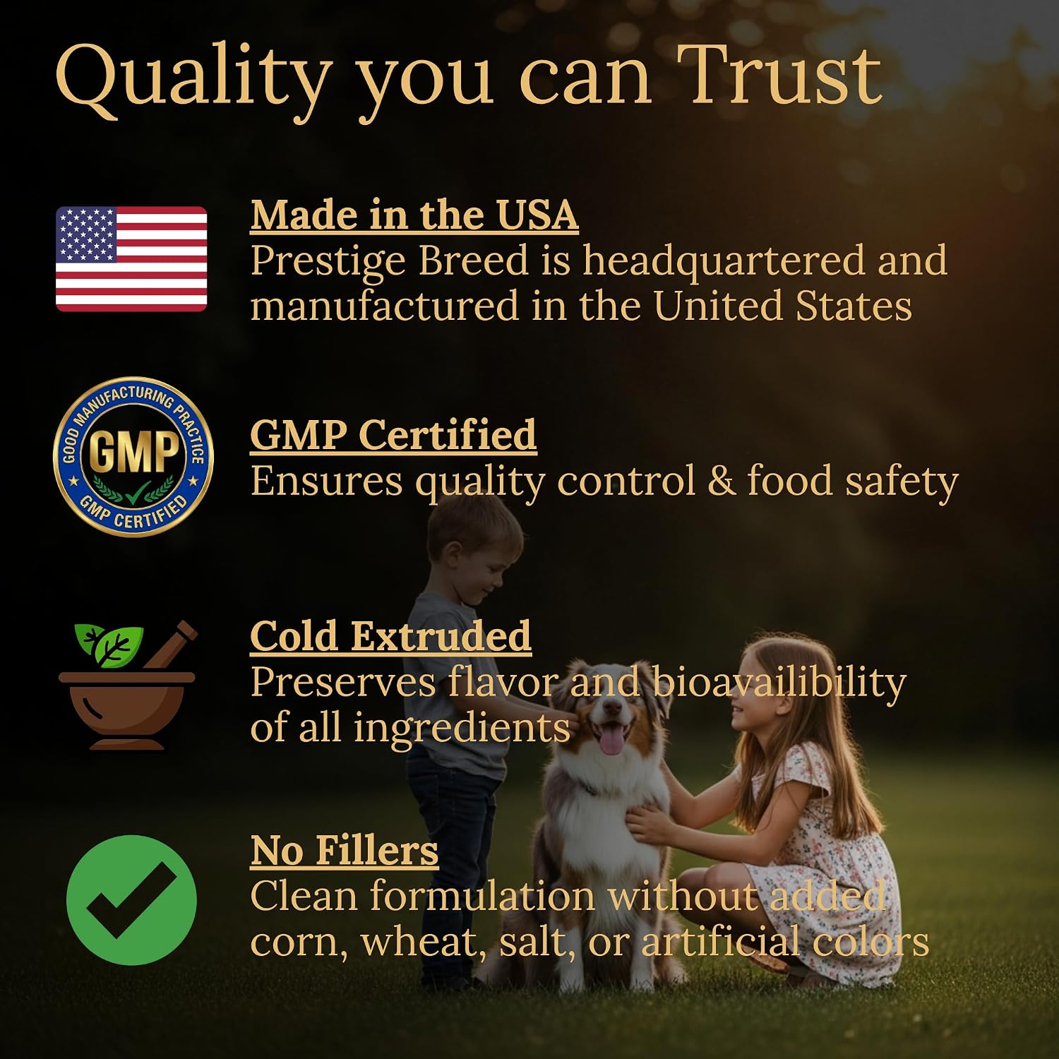 Prestige Breed Multivitamínicos para Pastor Australiano, 90 comprimidos, con Bacon Real