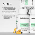 CLEARSTEM - MINDBODYSKIN Hormonal Acne Supplement (No 5-HTP) - Natural DIM Supplement - Skin Care Vitamins - Hormone Balance, Antioxidants - Gluten Free, Cruelty Free - 30 Servings, 90 Capsules
