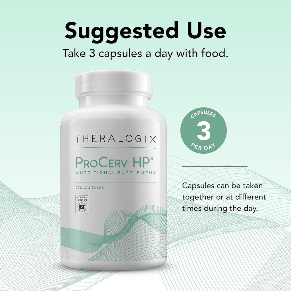 Theralogix ProCerv HP High Potency Multivitamin for Women and Men - 270 Capsules (90 Day Supply)