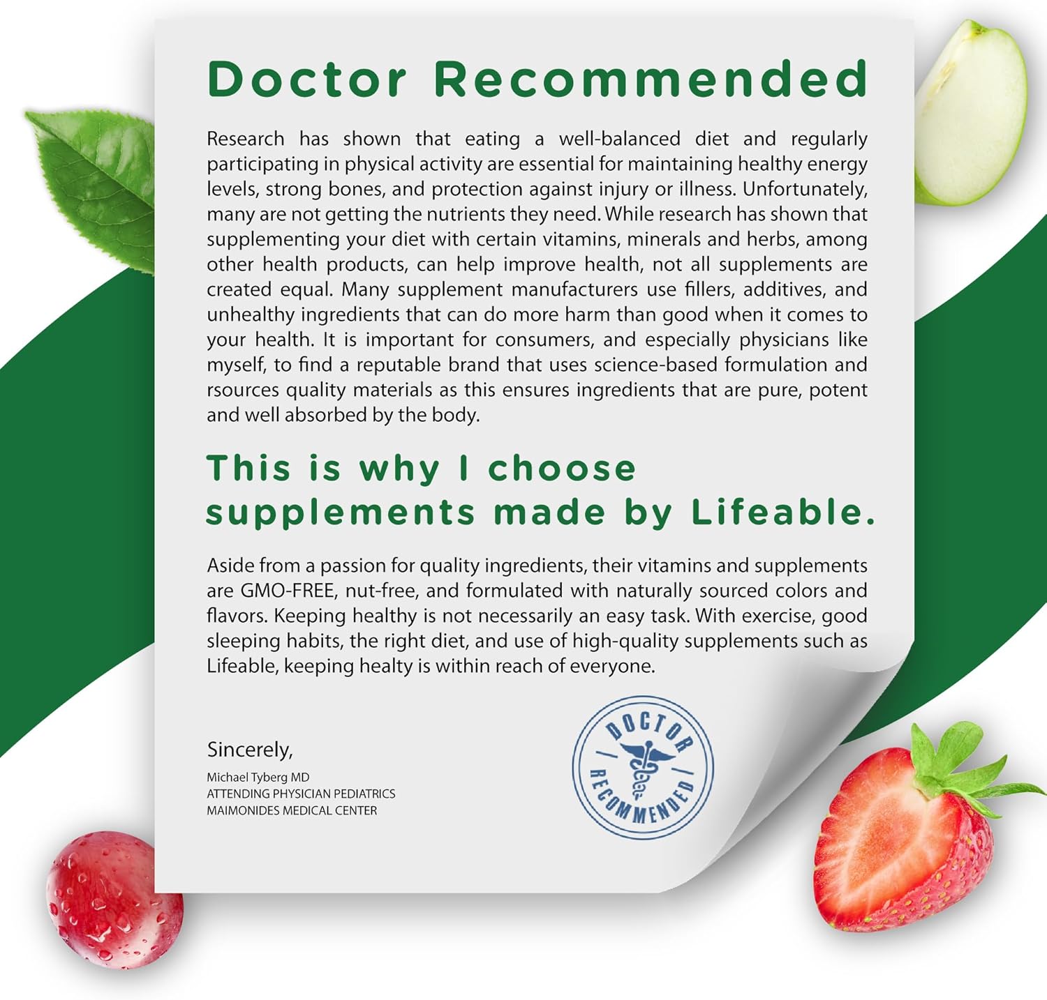Lifeable Vitamin D3 Gummies 5000 IU - 90 Gominolas para Adultos