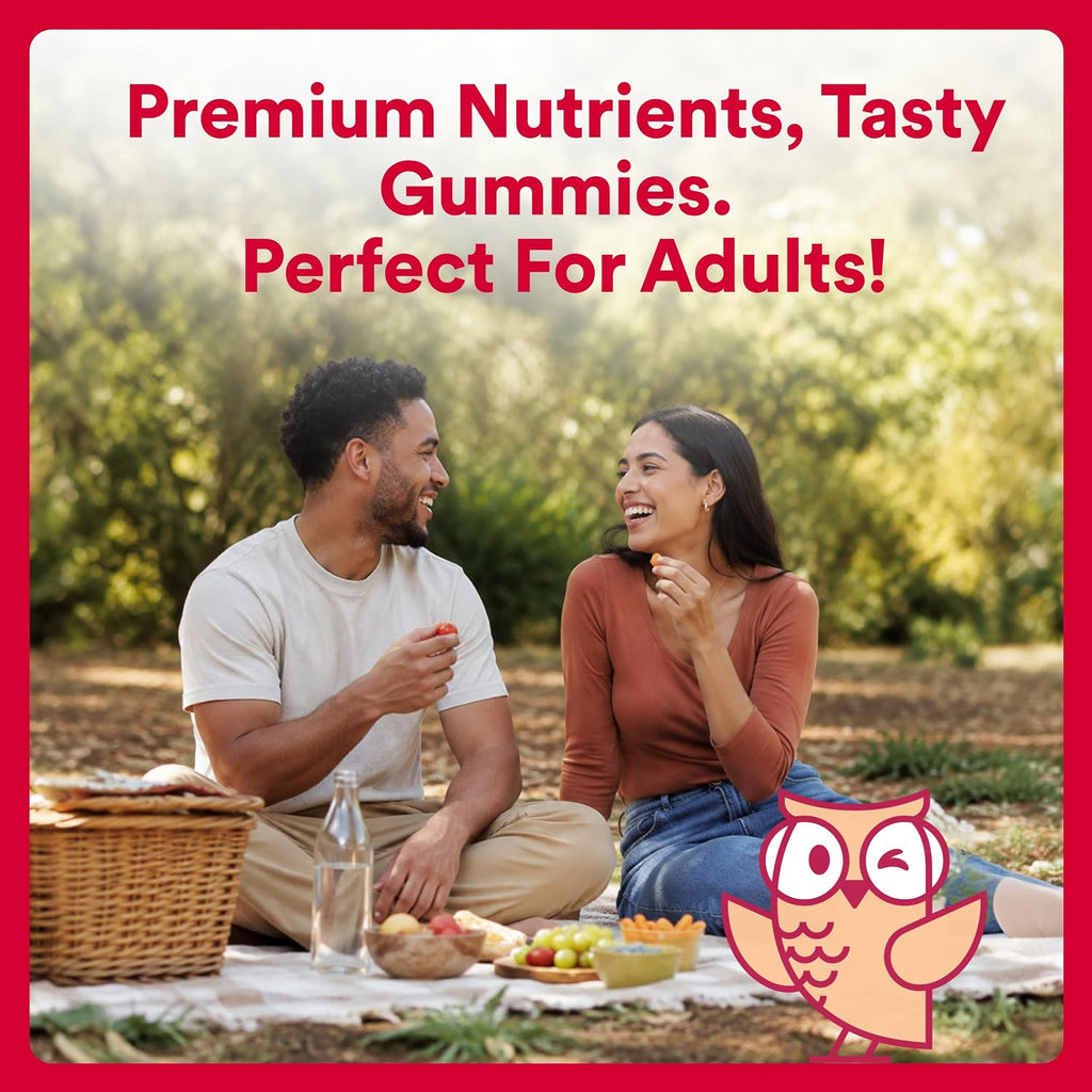 SmartyPants Plus Multi & Omegas Multivitamínico en Gominolas para Hombres y Mujeres – 90 Gominolas (30 Días)