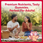SmartyPants Plus Multi & Omegas Multivitamínico en Gominolas para Hombres y Mujeres – 90 Gominolas (30 Días)