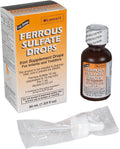 Ferrous Drops Suplemento de Hierro Líquido para Niños Sabor Menta – 50 ml (Pack de 2)