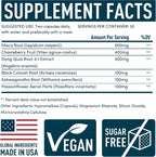 Suplemento para el Síndrome Premenstrual con Chasteberry, Maca y Ashwagandha - Alivio del Período, Hinchazón, Apoyo al Estado de Ánimo, Equilibrio Hormonal - 60 Cápsulas Veganas
