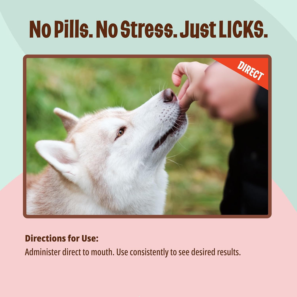 Licks Skin & Allergy - Gomitas para Perros con Omega-3, Turmeric, Inositol y Vitamina C - Sabor a Pollo - 90 unidades