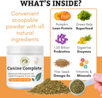 Canine Complete - Multivitamínico en polvo para perros - 454 g (1 libra) - Suplemento vitamínico diario para comida casera - Salud inmunológica, piel, pelaje y bienestar general - Todas las razas - 45 dosis