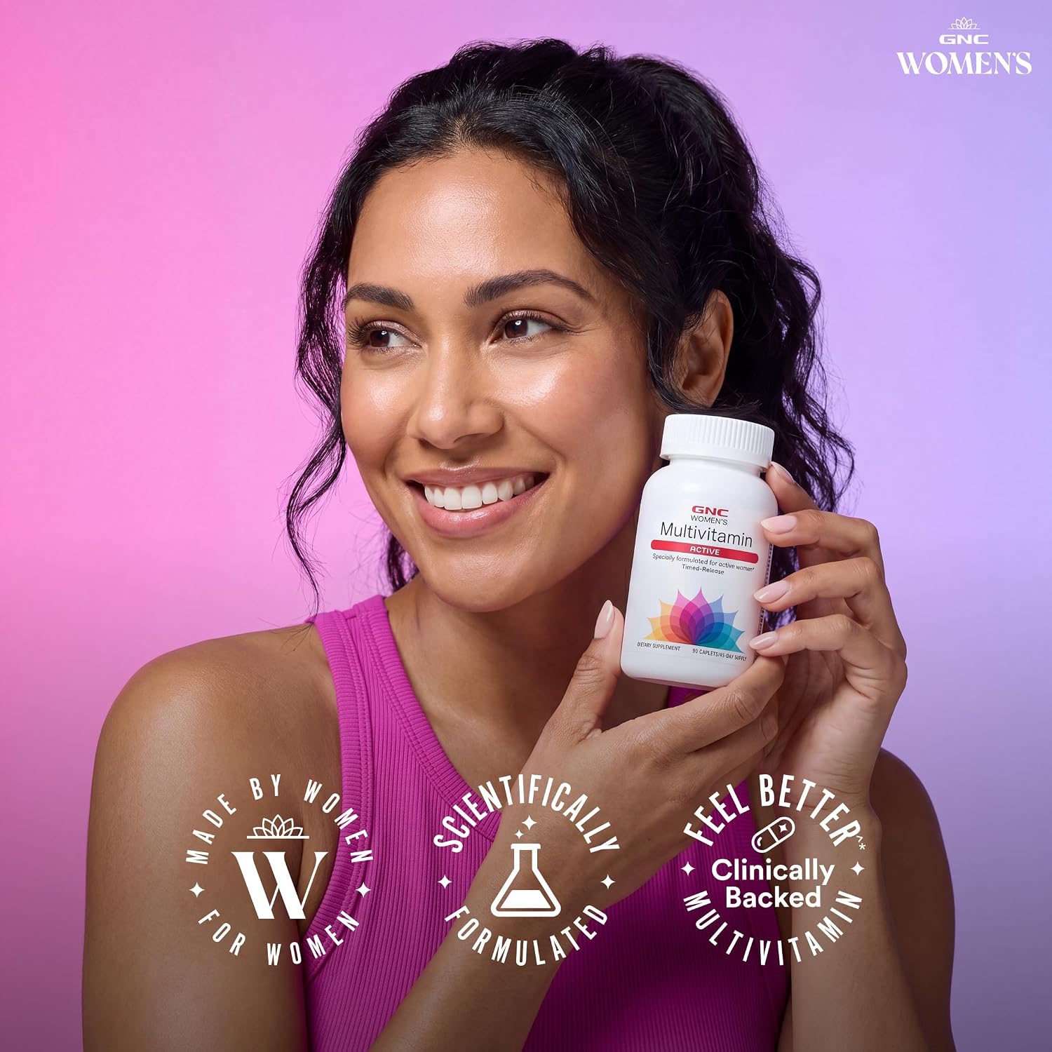 GNC Women's Active Multivitamin - 90 Cápsulas