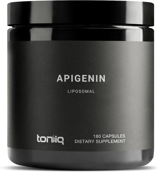 Liposomal Apigenina 100mg – Alta Potencia con Absorción Mejorada – 180 Cápsulas Vegetarianas