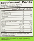Amazing Grass Organic Wheat Grass Powder - 100% Whole Leaf - 60 Servings