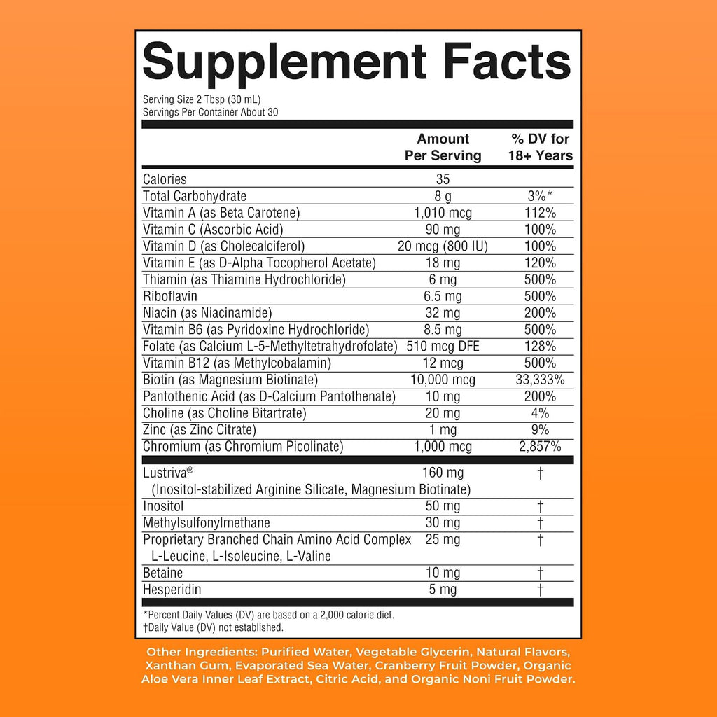 MaryRuth's Multivitamínico Líquido + Crecimiento del Cabello