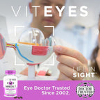 Viteyes AREDS 2 + Omega-3 Fórmula para la Salud Macular, Cápsulas Blandas, Omega-3 Triple Fuerza (650 mg EPA, 350 mg DHA), 90 Cápsulas