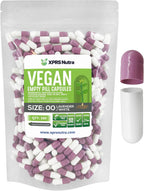 XPRS Nutra Cápsulas Vacías Veganas Tamaño 00 - 1000 uds. Transparentes