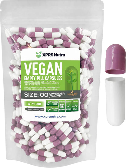 XPRS Nutra Cápsulas Vacías Tamaño 00 Veganas – Transparencia: Permite controlar el nivel de llenado y la – Image 9