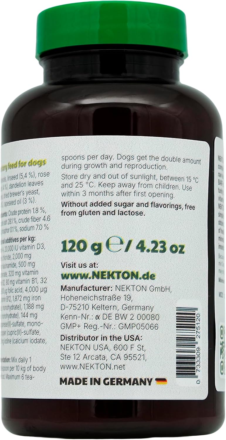 Nekton-Dog Easy Barf Suplemento Alimenticio para Perros BARF 120 g