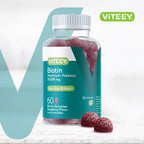 Viteey Biotin Gummies - 10.000 mcg - 60 Gominolas
