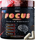 CRTX Nutrition Focus - Suplemento Nootrópico para Concentración y Memoria (90 Cápsulas)