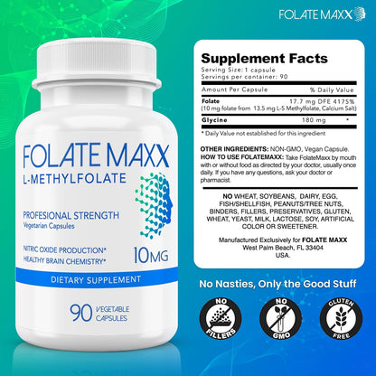 FolateMaxx L-Methylfolate 10mg, 90 Cápsulas – El funcionamiento normal del sistema inmunitario. – Image 4