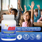 Lutimax Pediatric Powder - Suplemento Infantil con Luteolina, Rutina y L-Teanina (100 porciones)