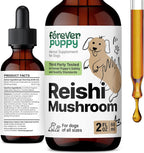 Gotas de Reishi para Perros - Forever Puppy - Apoyo Inmunológico - Sin Azúcar ni Alcohol - 60 ml