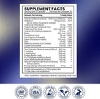 Research Verified Hair Growth Support - con Biotina, Saw Palmetto y Vitaminas - 360 Cápsulas (6 Meses)