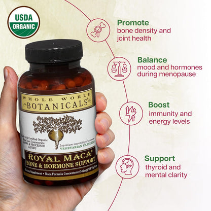 Whole World Botanicals Royal Maca Bone – Maca (Lepidium meyenii): utilizada tradicionalmente en herboristería para – Image 4